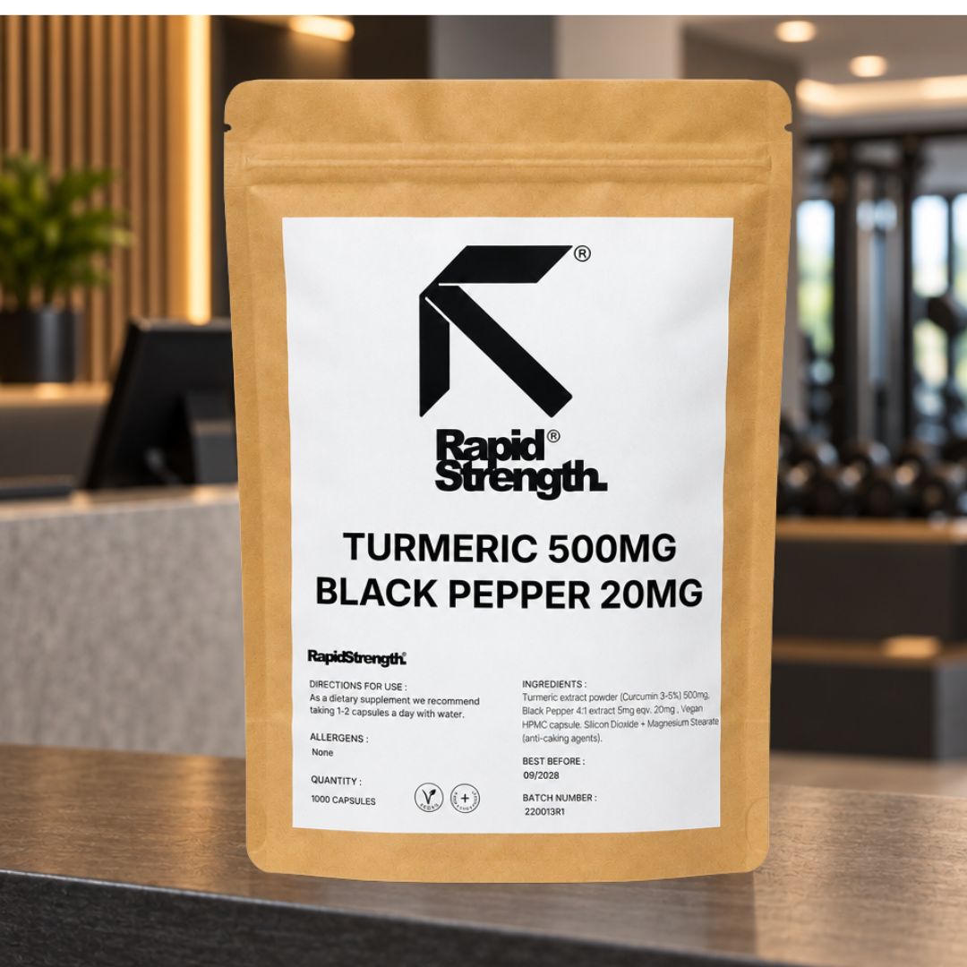 Turmeric & Black Pepper Complex Capsules - Tumeric Curcumin - BULK WHOLESALE PACK
