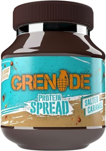 Grenade Protein Spread 360g | 7g Whey Protein Per Serving | Low Sugar Sports Nutrition SALTED CARAMEL (BBE 15/12/25)
