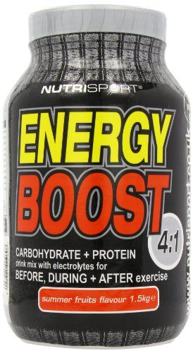NutriSport Energy Boost 4:1 1.5kg Summer Fruits Carbohydrate Powder (BBE 30/11/25)