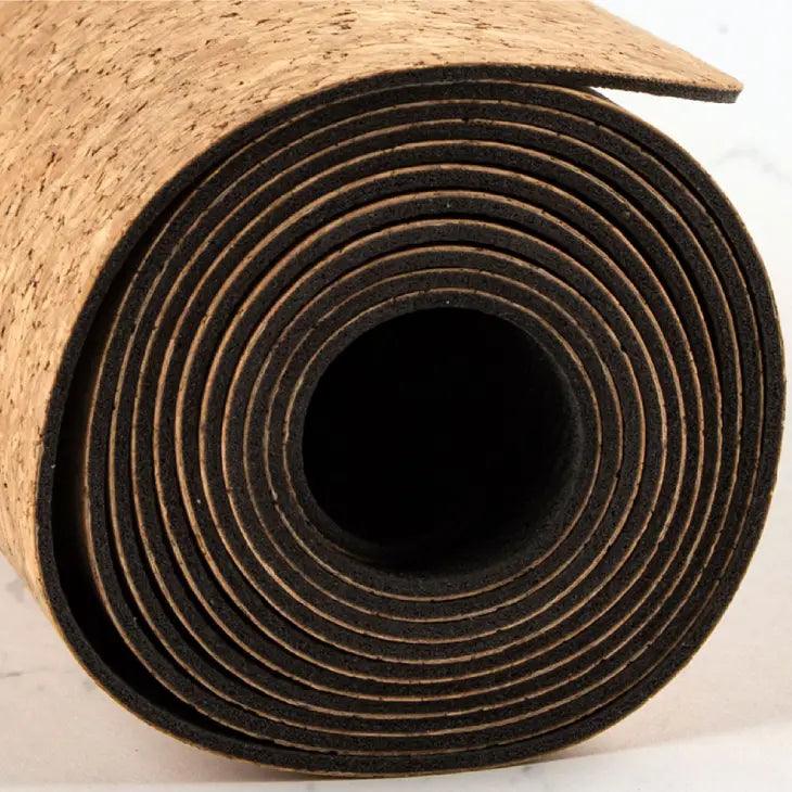 Cork/Rubber Yoga Mat - Fitness Health