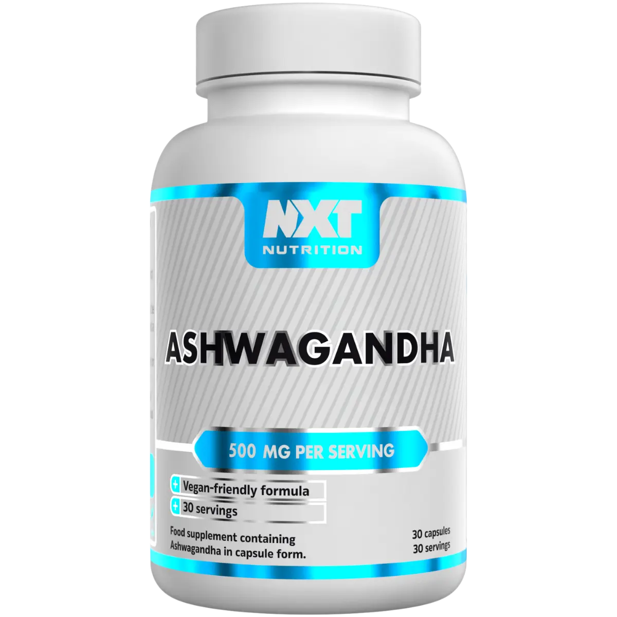 NXT Nutrition Ashwagandha 30 Caps - Premium Stress Relief & Wellness