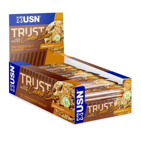 USN Trust Cookie Bar 12x60g - SaltedCaramelBox