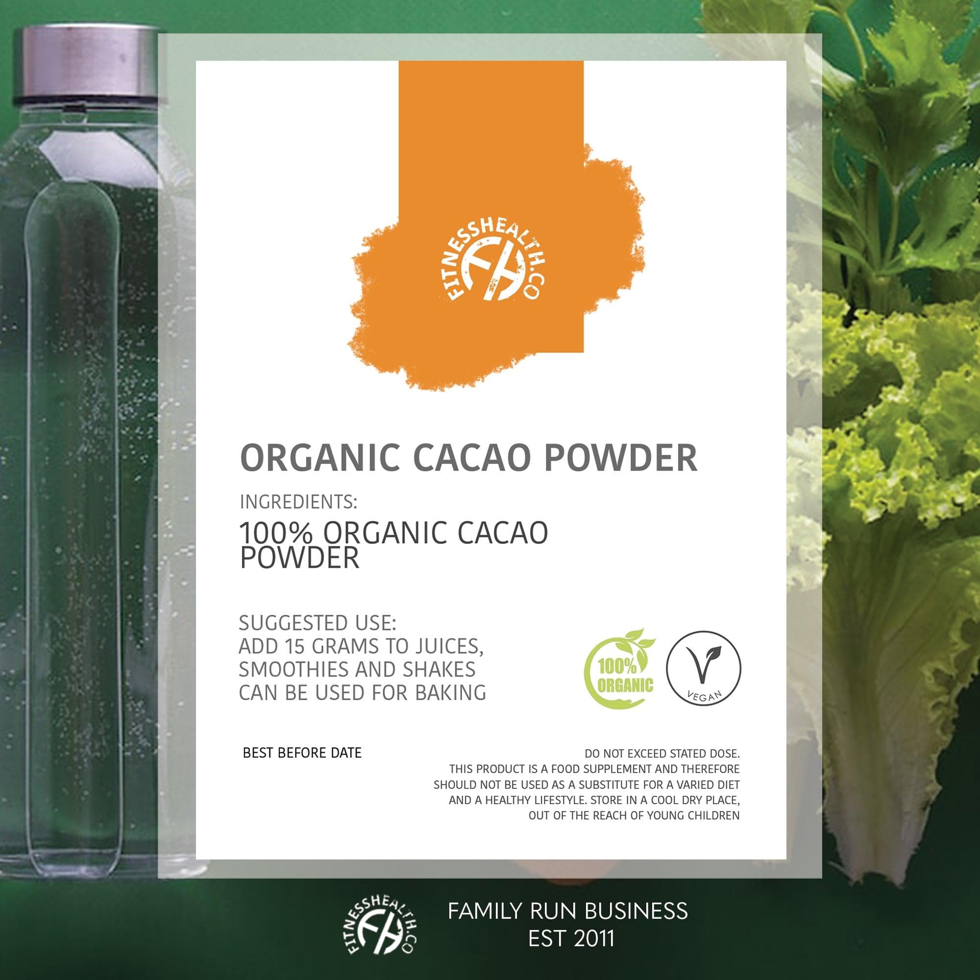 Organic Cacao Powder - Fitness Health 