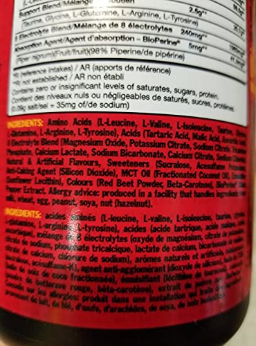 MUTANT BCAA 9.7 FRUIT PUNCH - Micronized BCAA Powder with Electrolytes 348g (BBD 31/12/25)