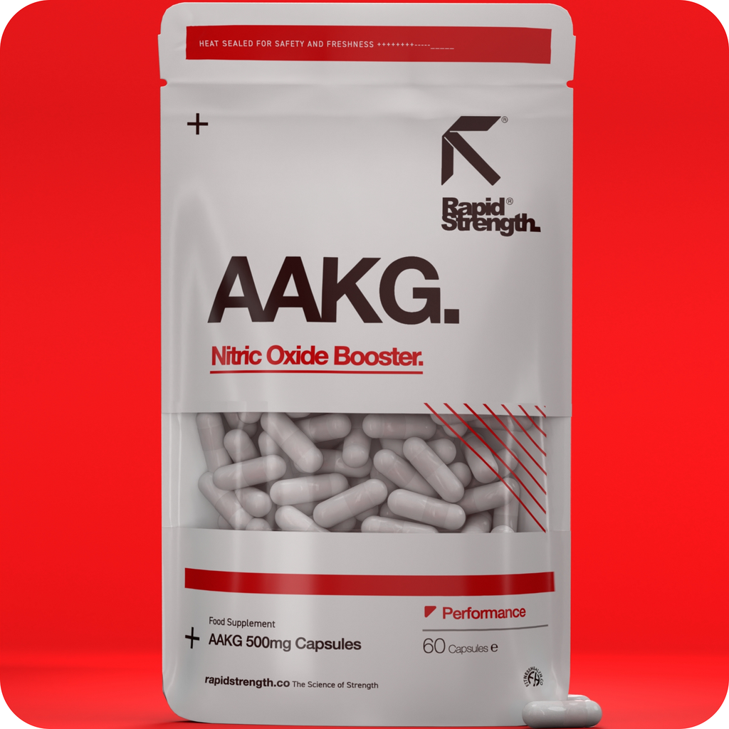 AAKG | L-Arginine | Nitric Oxide 500mg Capsules x 60 Rapid Strength