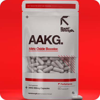 AAKG | L-Arginine | Nitric Oxide 500mg Capsules x 60 Rapid Strength