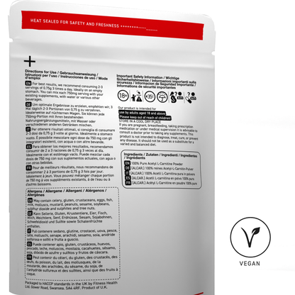 Acetyl L Carnitine Powder 100g - Pure Powder