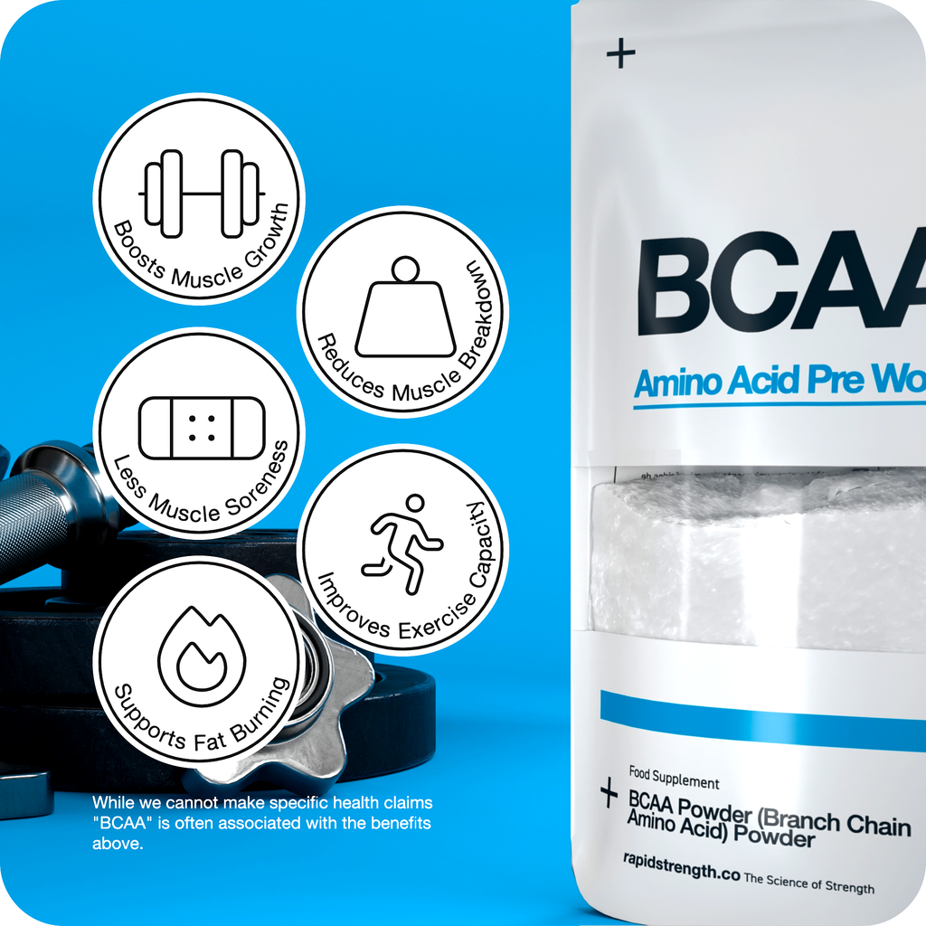 BCAA Powder 100g - Branch Chain Amino Acids - Muscle Maintenance Gains *ON SALE*