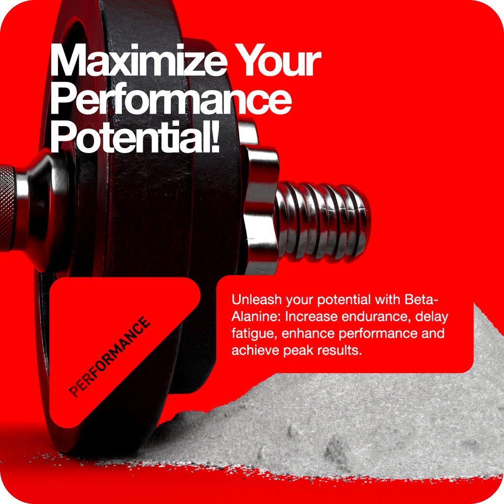 Beta Alanine Pure Powder - 100g - Pre Workout Muscle Supplement
