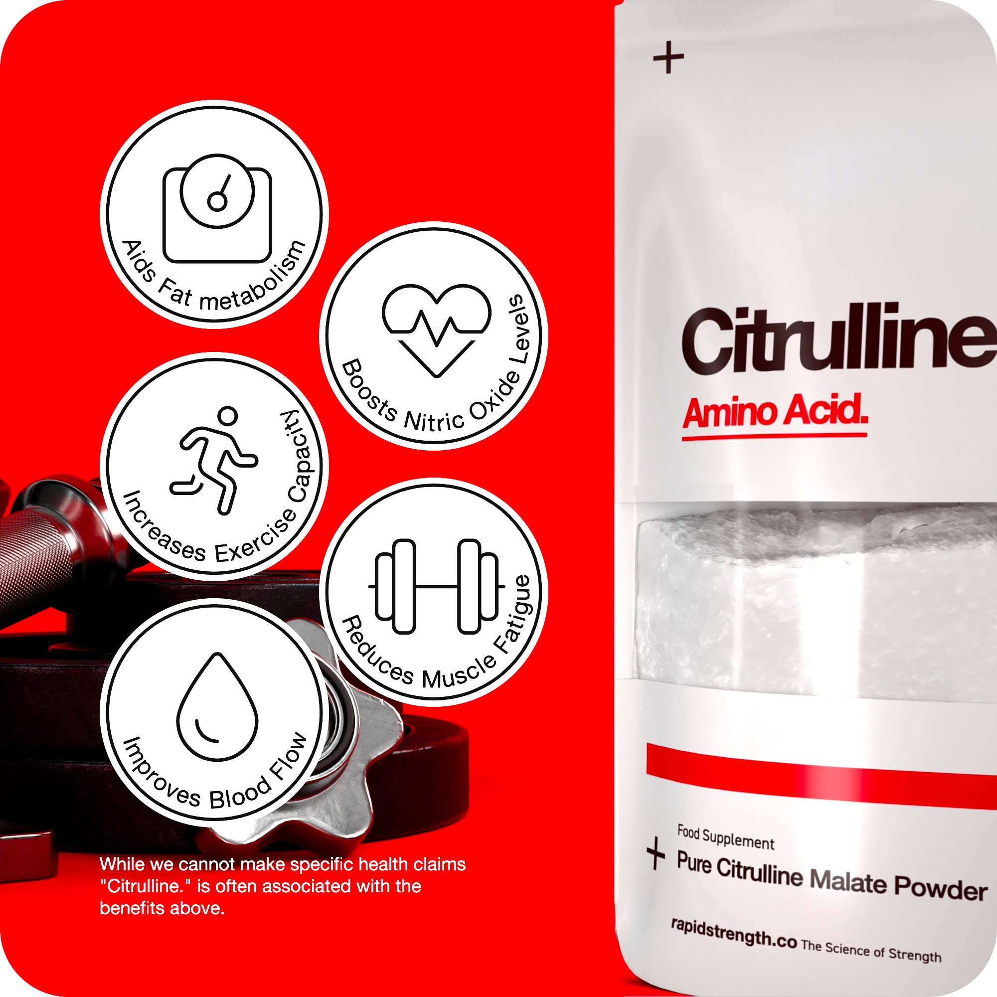 Citrulline Malate Powder 100g - Pure Powder