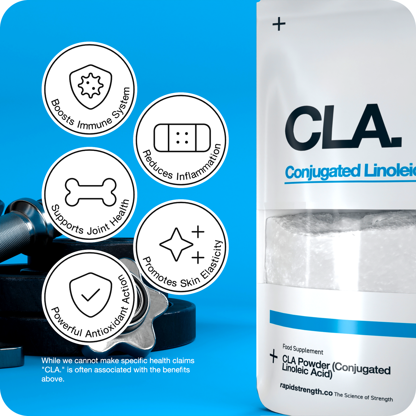 CLA Powder 100g - Conjugated Linoleic Acid - Pure Powder