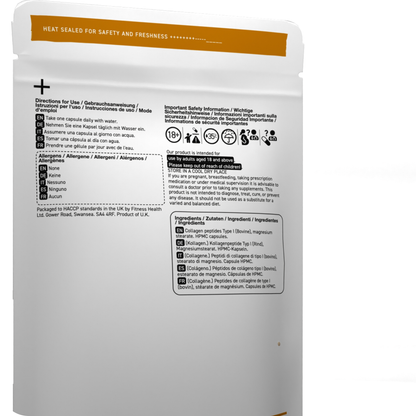 Bovine Collagen 400mg Capsules x 60 - Rapid Strength