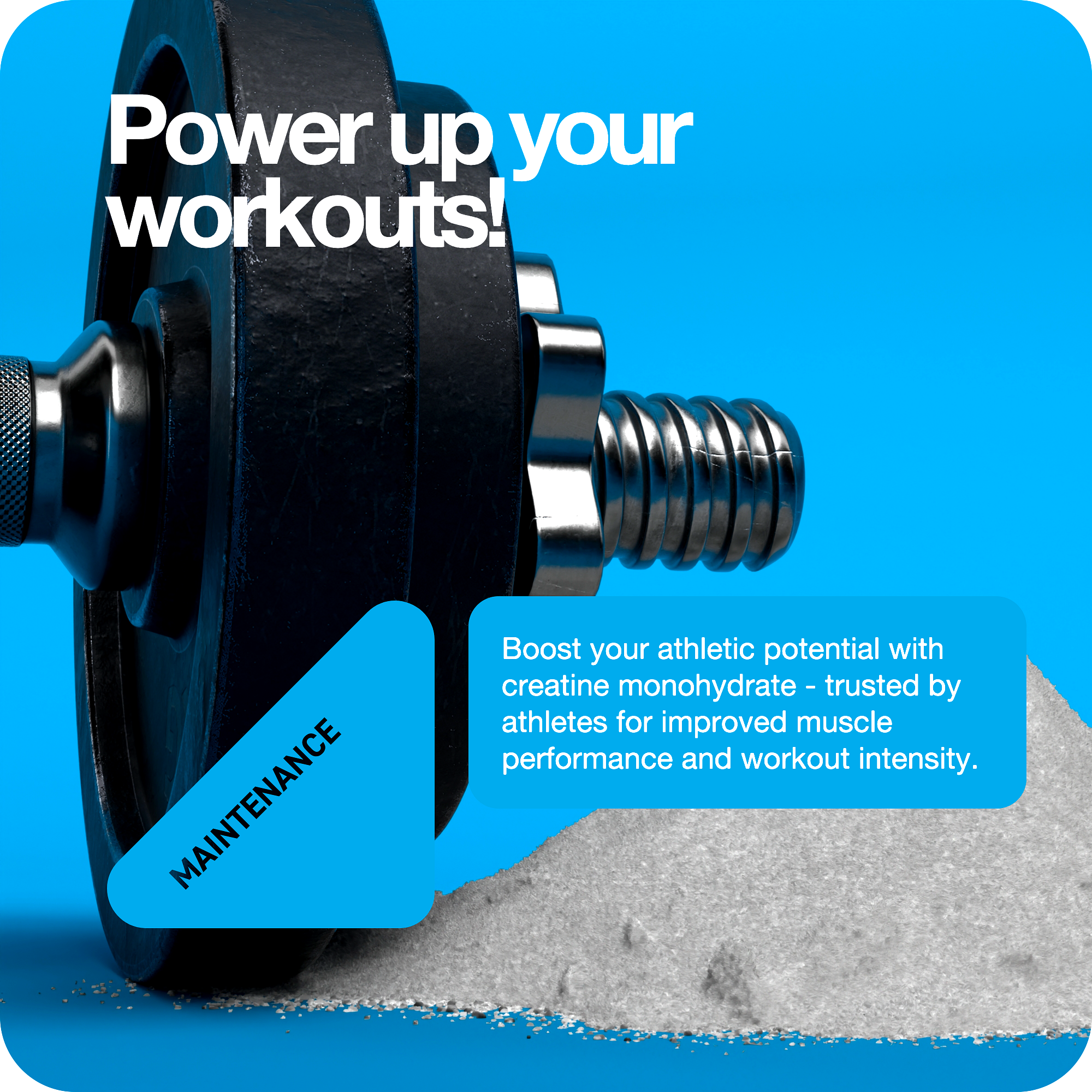 Creatine Monohydrate Powder 100g - Pure Powder