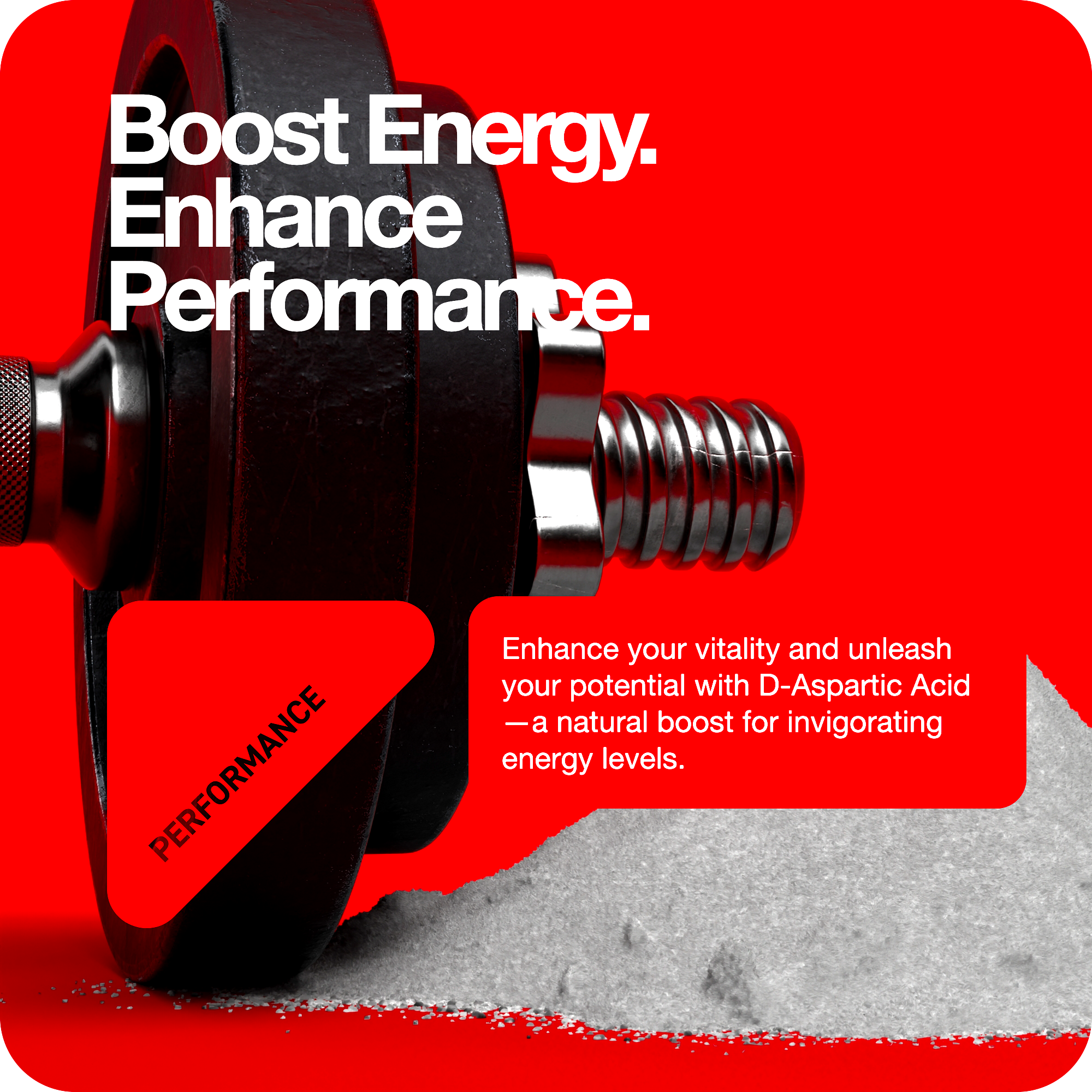 D Aspartic Acid Powder 50g - Pure Powder