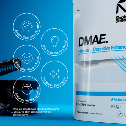 DMAE Powder 100g - Pure Powder - Dimethylaminoethanol - Rapid Strength
