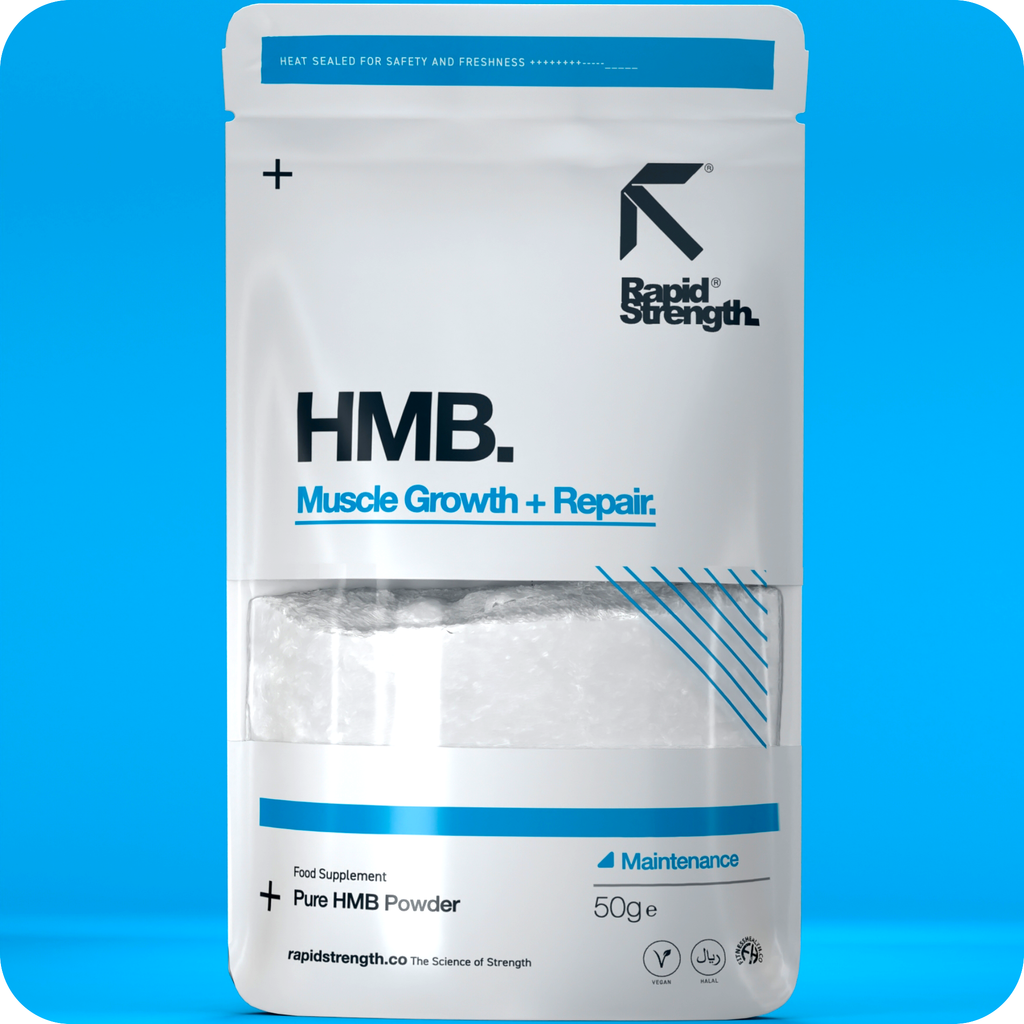 HMB Pure Powder 50g - Natural Cutting Bodybuilding Supplement by Rapid Strength