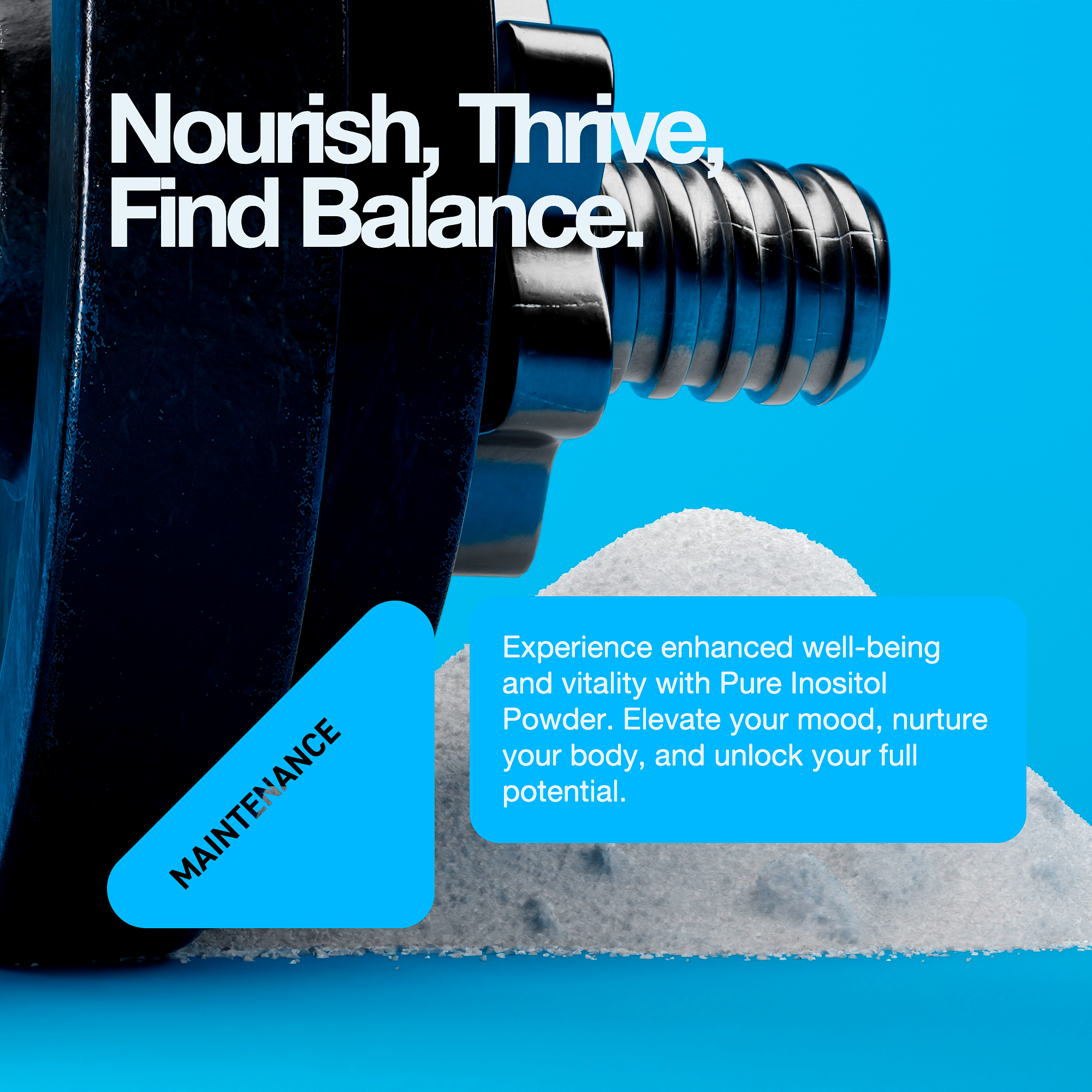 Inositol Powder 50g - Pure Powder - Rapid Strength