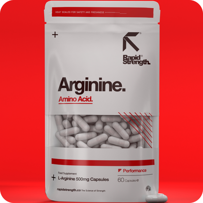 L Arginine | AAKG | Nitric Oxide 500mg Capsules x 60 Rapid Strength