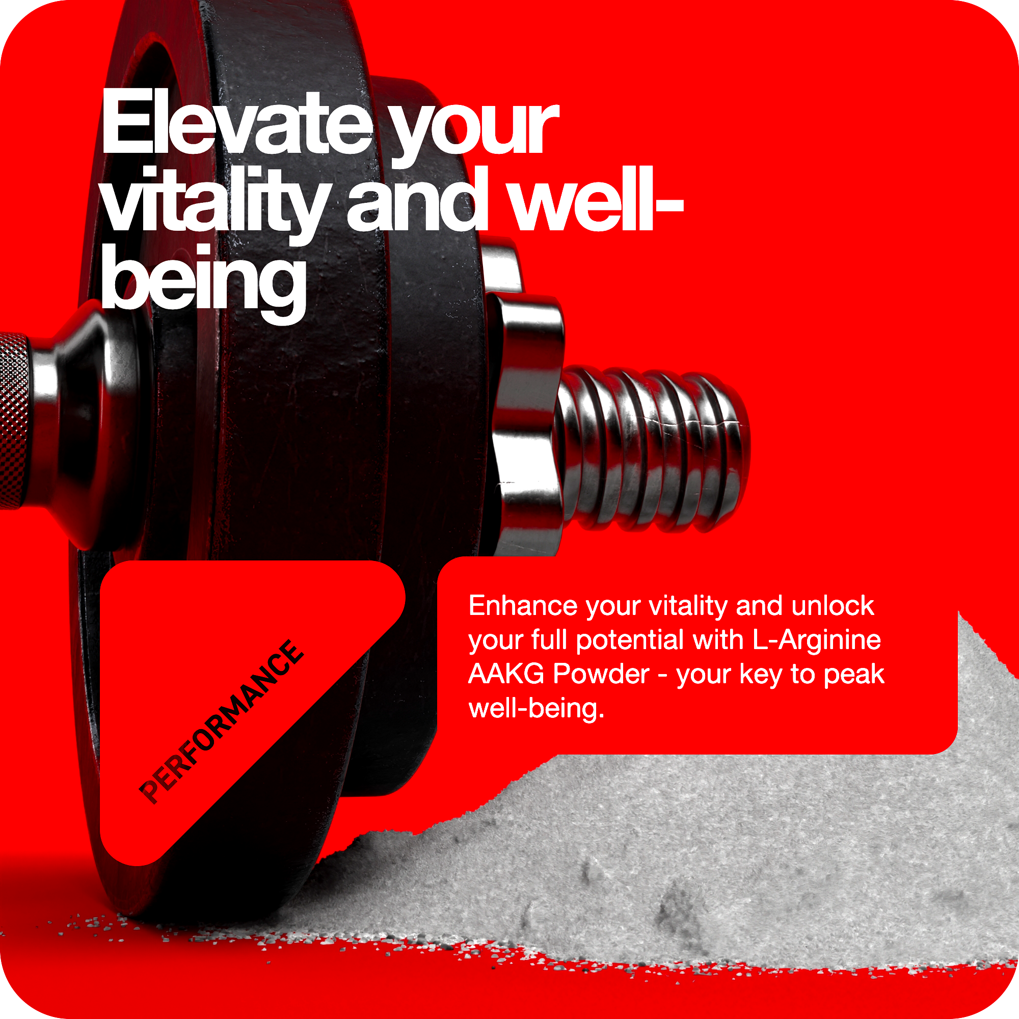 L Arginine | AAKG Powder 100g - Pure Powder