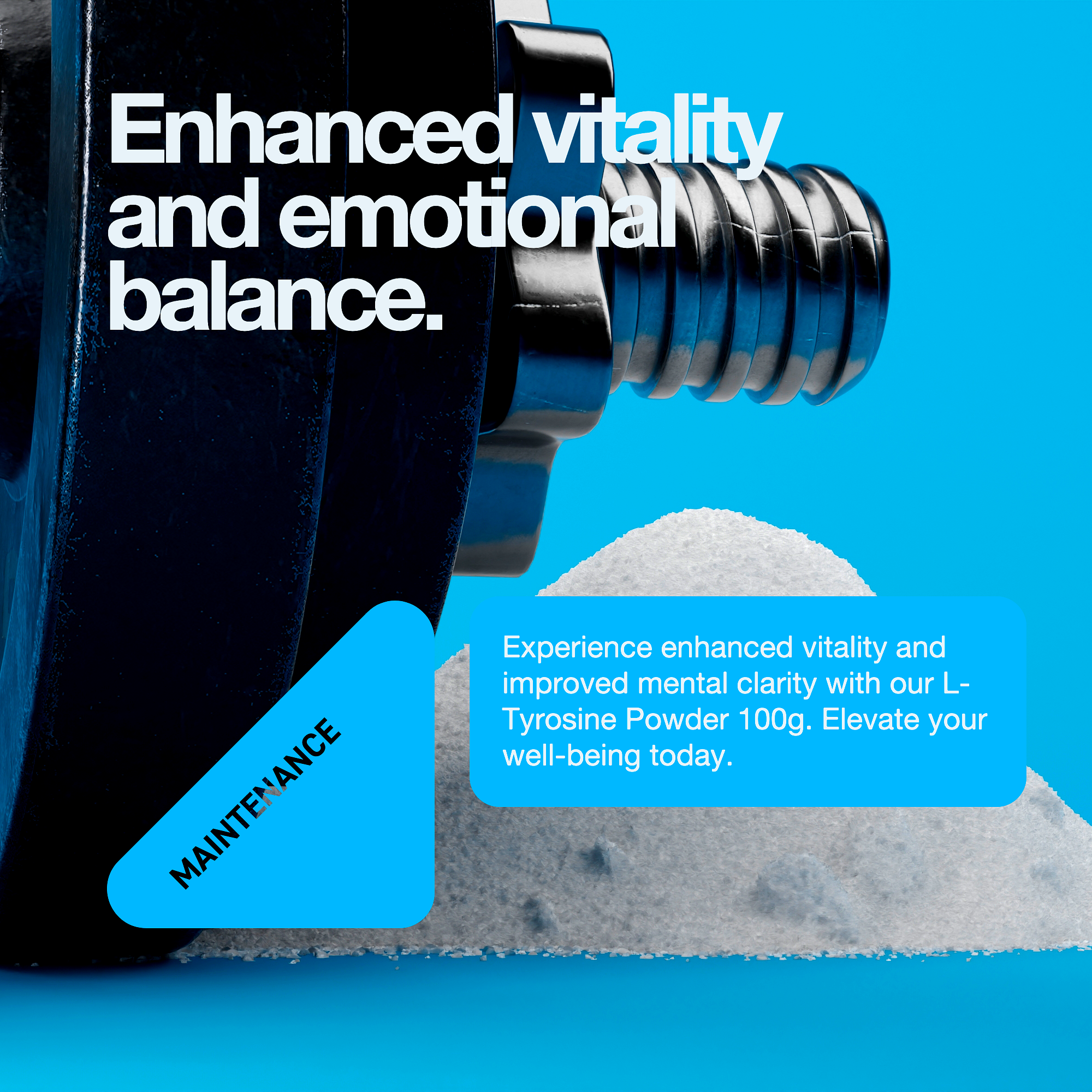 L Tyrosine Powder 100g - Pure Powder