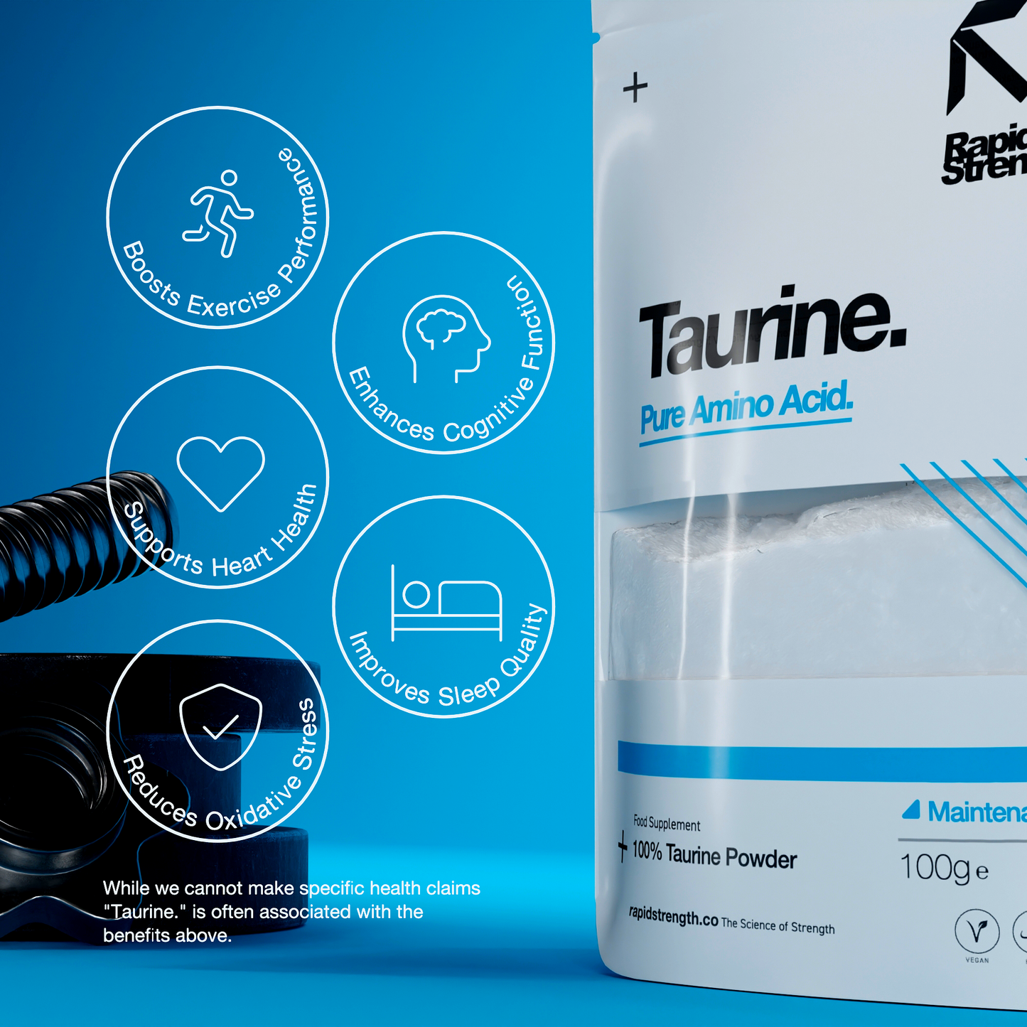 Taurine Powder 100g - Pure Powder