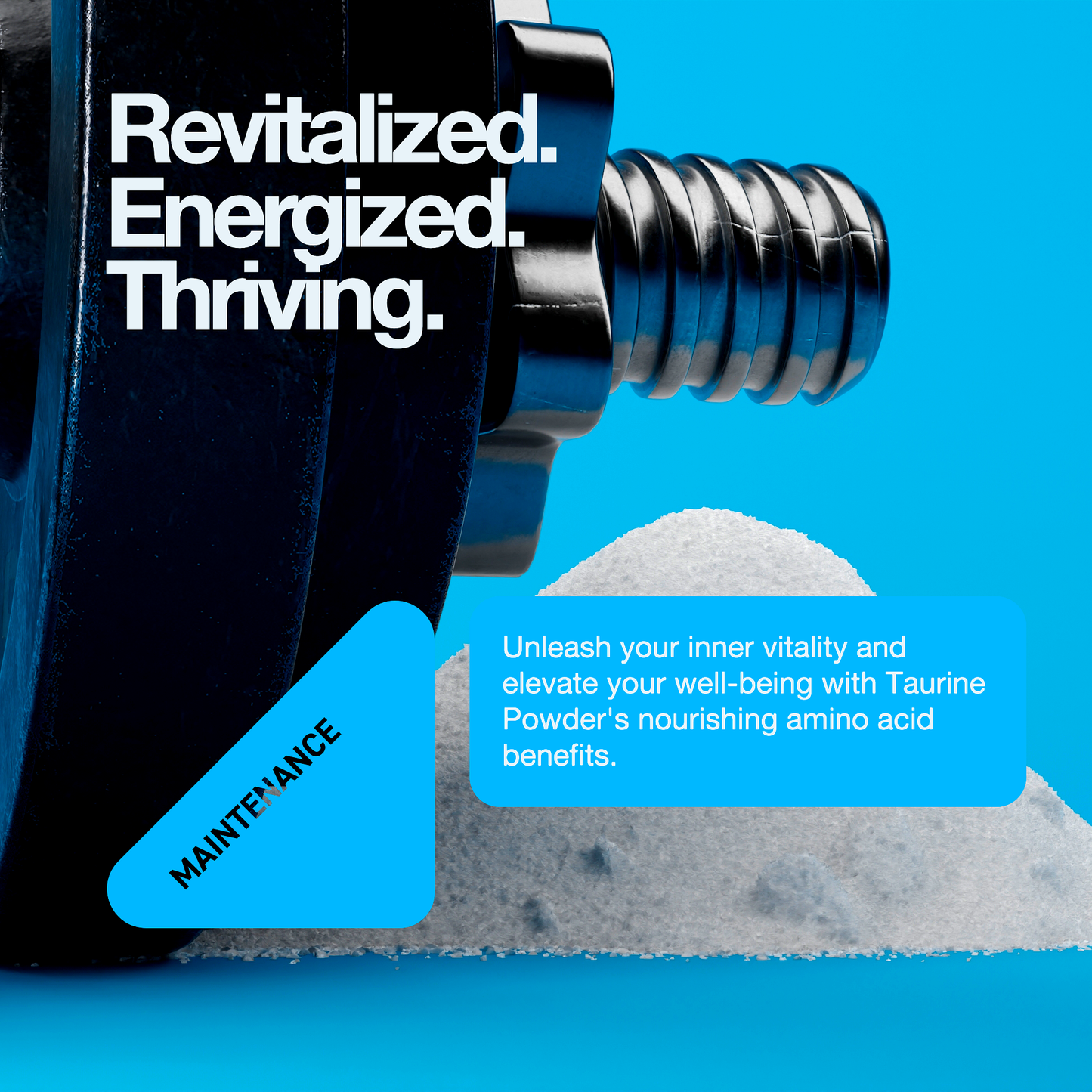 Taurine Powder 100g - Pure Powder