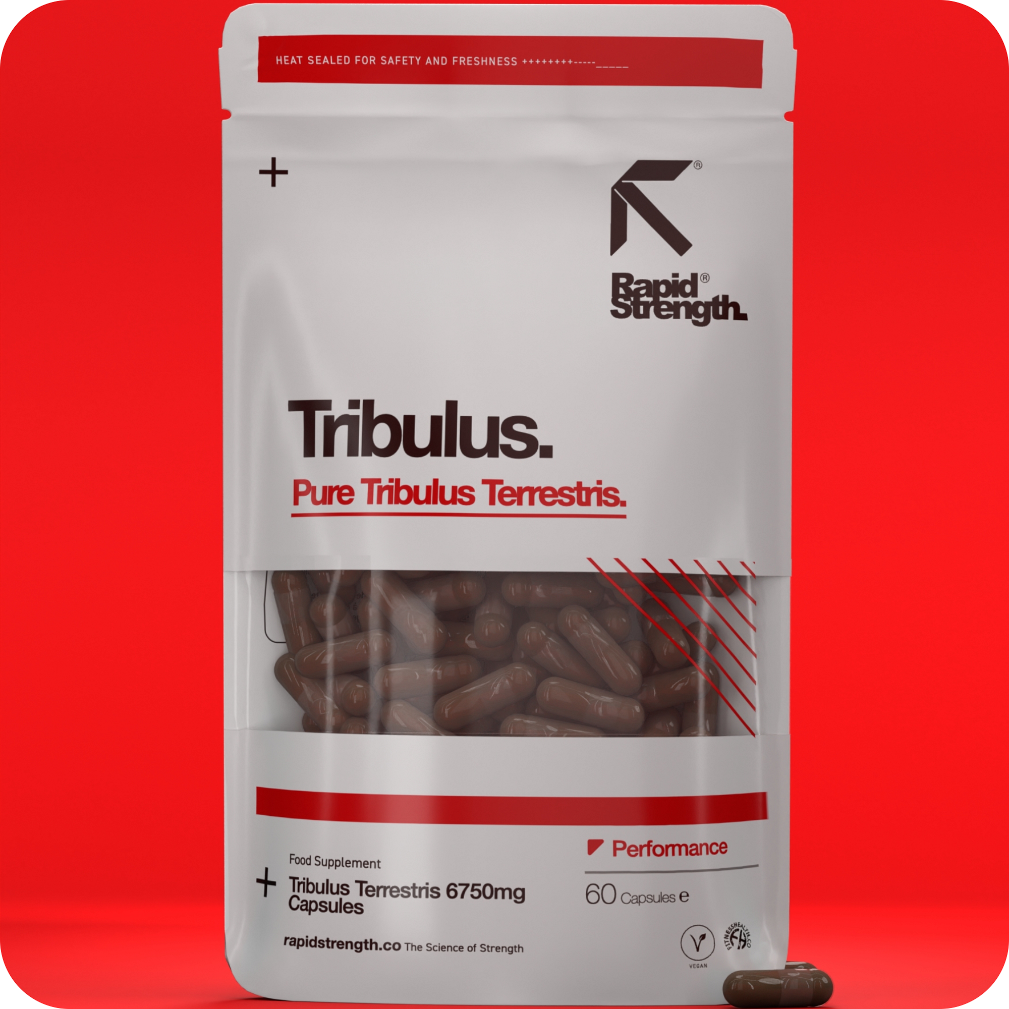 Tribulus Terrestris 6750mg Max Strength Capsules x 60 Rapid Strength