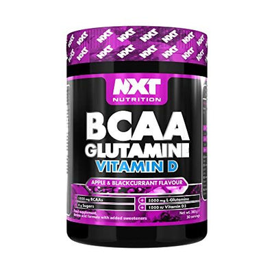 NXT Nutrition BCAA, Glutamine & Vitamin D 360g - Complete Workout Recovery Supplement