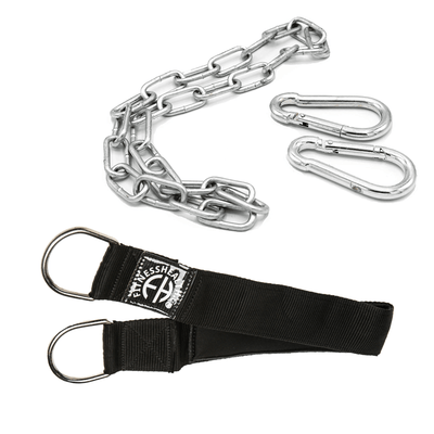 Battle Rope Anchor with Carabiner Chain Gym Strap