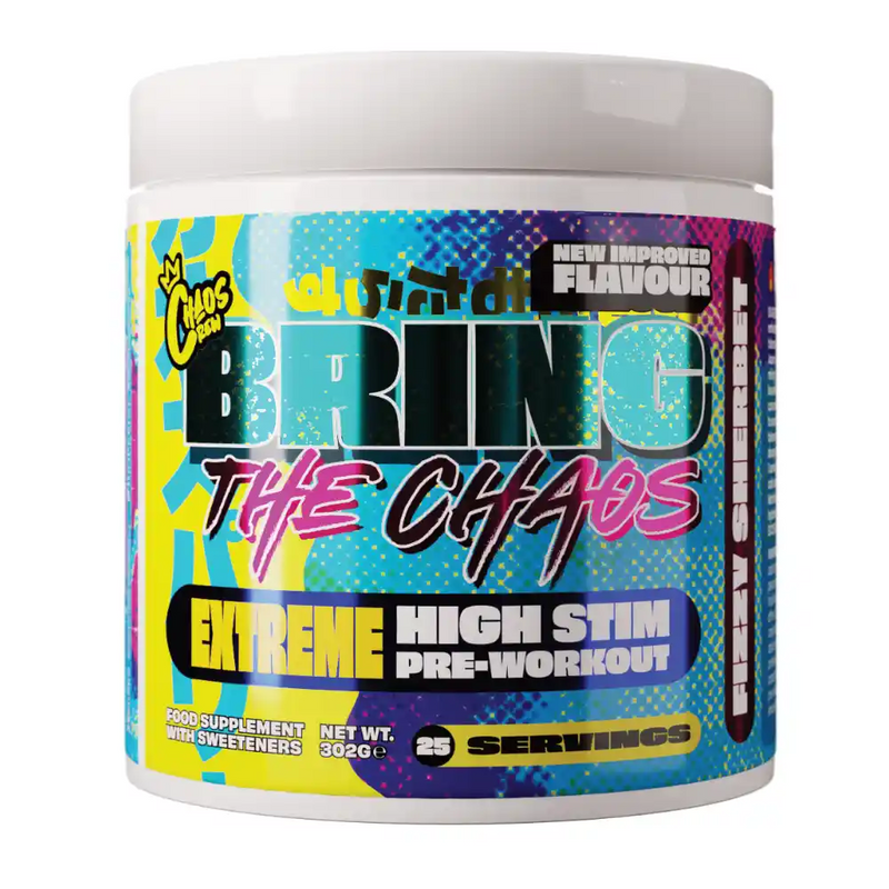 ChaosCrew Bring The Chaos Pre-Workout Powder 302g | Energy & Focus Formula