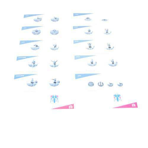 Circuit Training Station Cards for Resistance Band Exercises - Fitness Health 