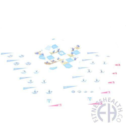 Circuit Training Station Cards for Resistance Band Exercises - Fitness Health 