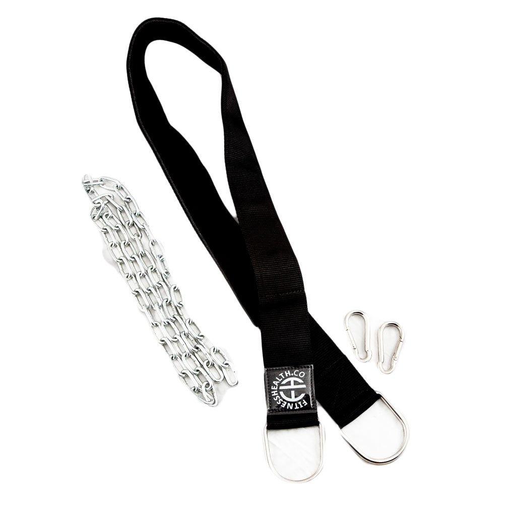 FH Dipping Belt Body Building Weight Dip Lifting Chain Neoprene Training Dip - Fitness Health 