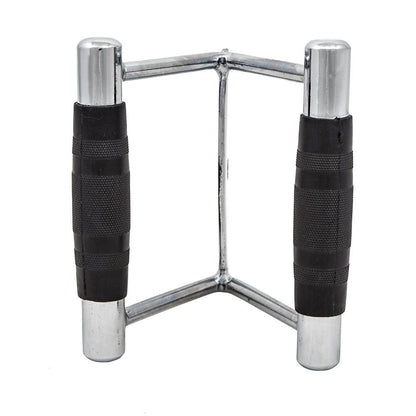 FH V Grip Bar with Durable Rubber Grips Cable Gym Attachment - Fitness Health 
