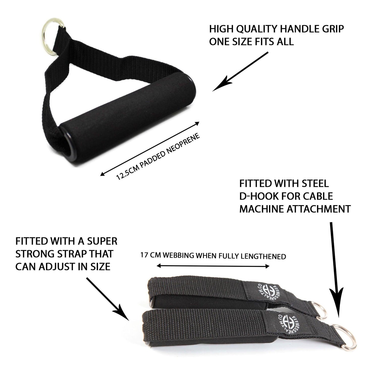 Gym Machine Attachment Foam Handle - Fitness Health 
