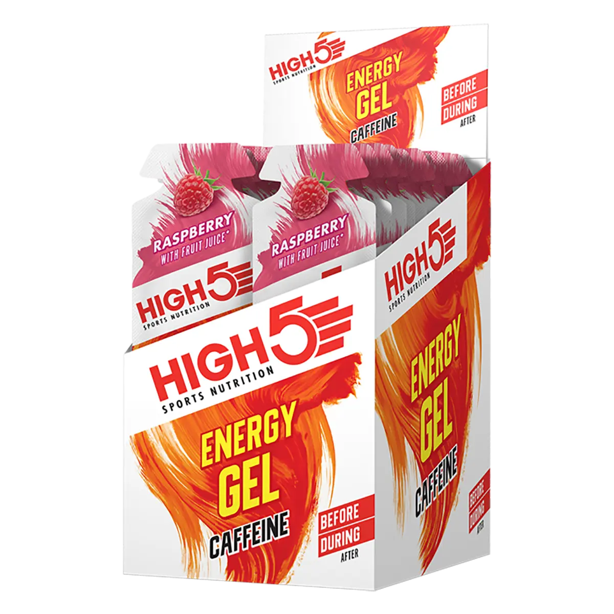 HIGH5 Energy Gel Caffeine 20x40g - Fast Acting Sports Fuel for Endurance Athletes
