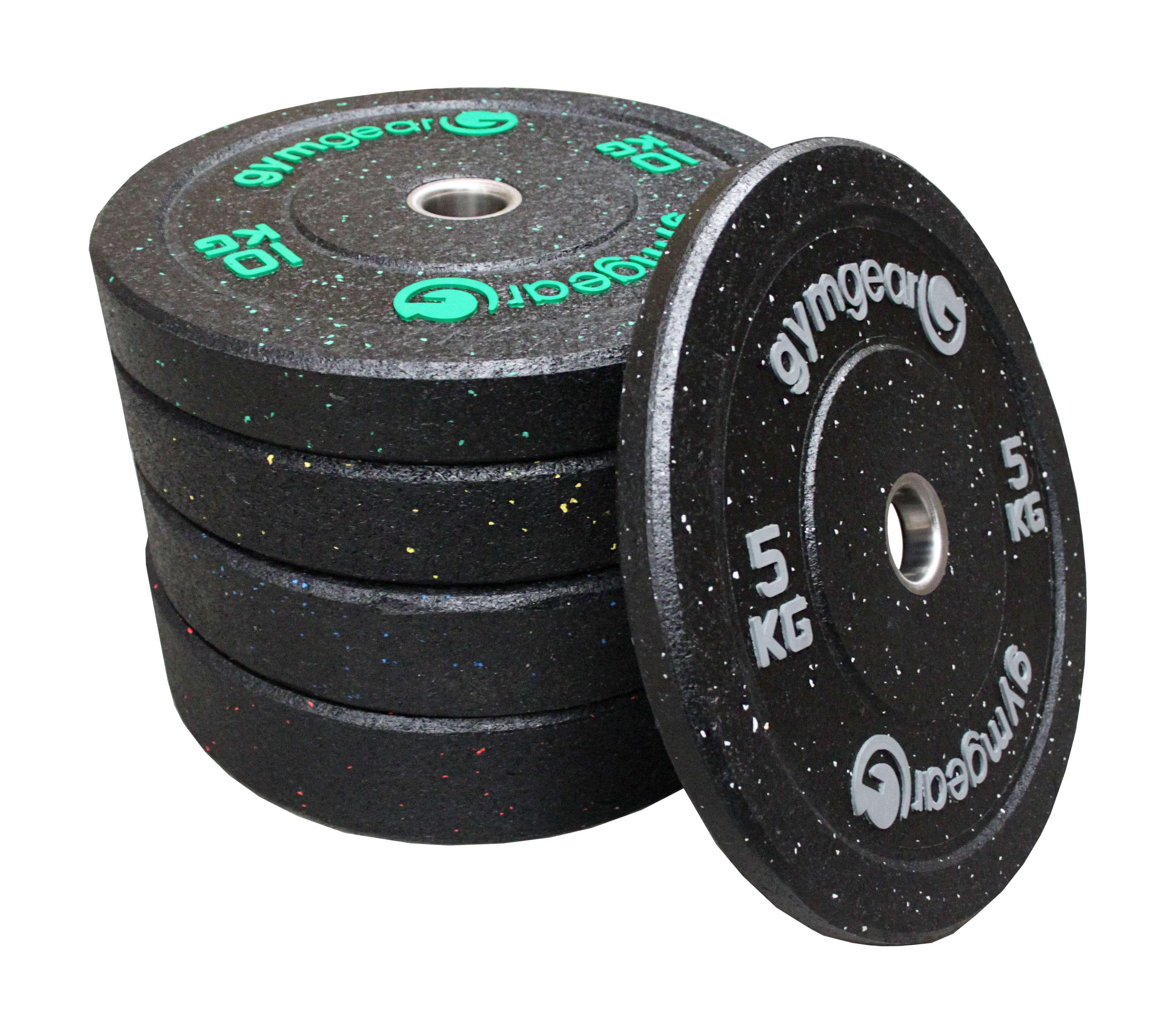 Hi-Impact Bumper Plates Gym Gear Olympic - Fitness Health 