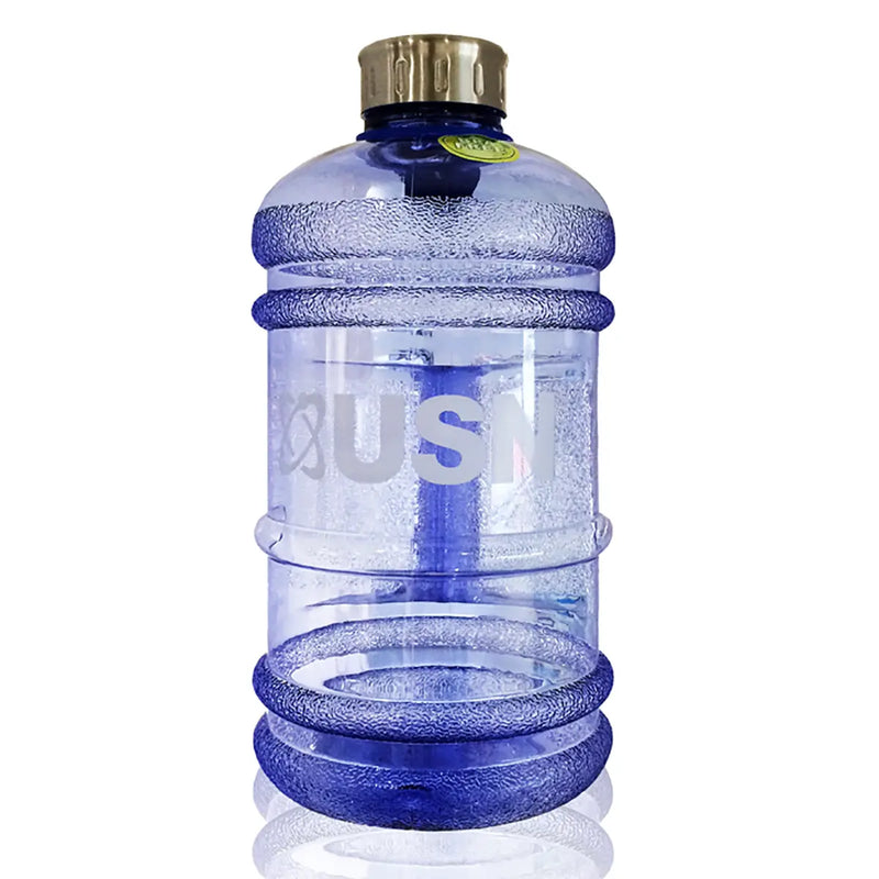 USN Water Jug 1000ml Blue - Official Sports Hydration Bottle 1L