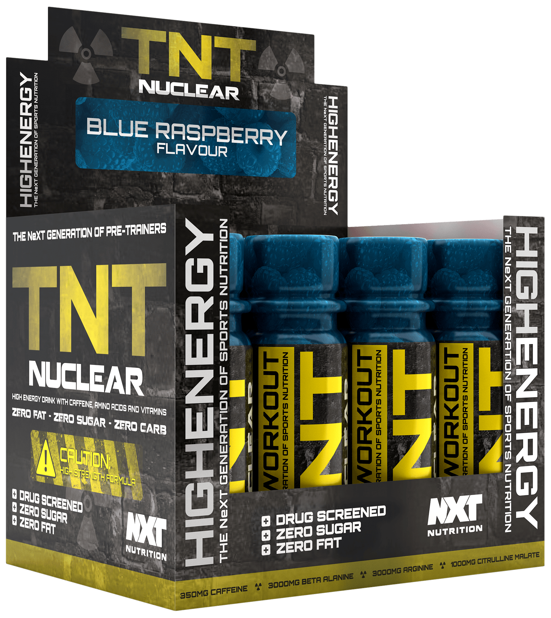 NXT Nutrition TNT Nuclear Shots 12 x 60ml - Fitness Health 