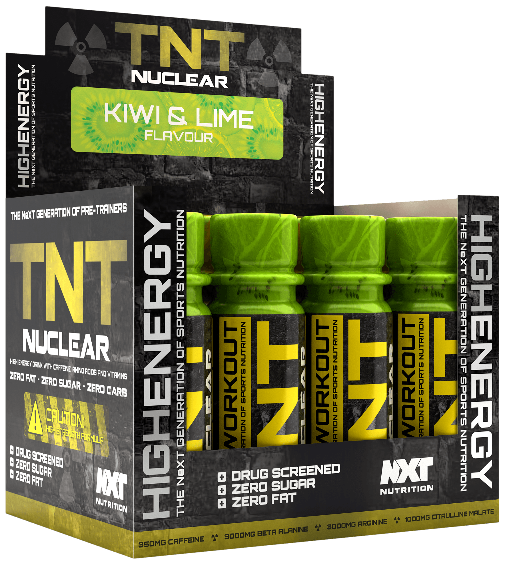 NXT Nutrition TNT Nuclear Shots 12 x 60ml - Fitness Health 