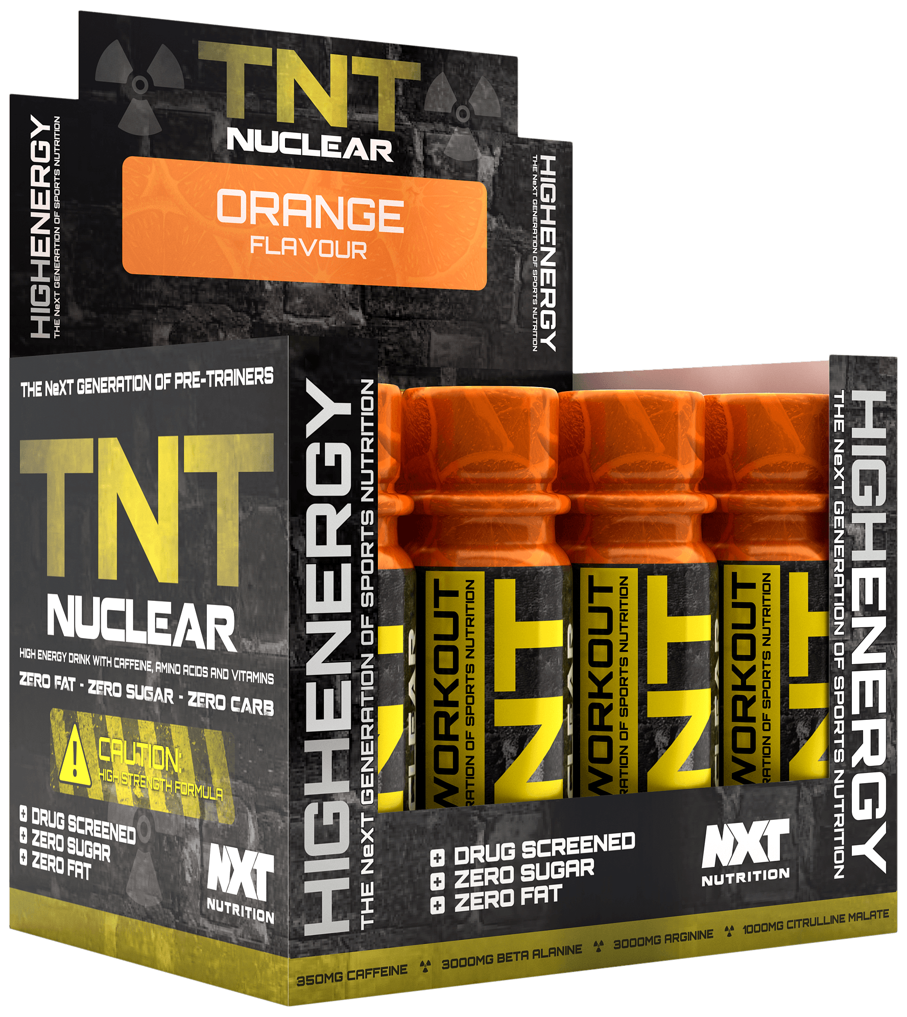 NXT Nutrition TNT Nuclear Shots 12 x 60ml - Fitness Health 