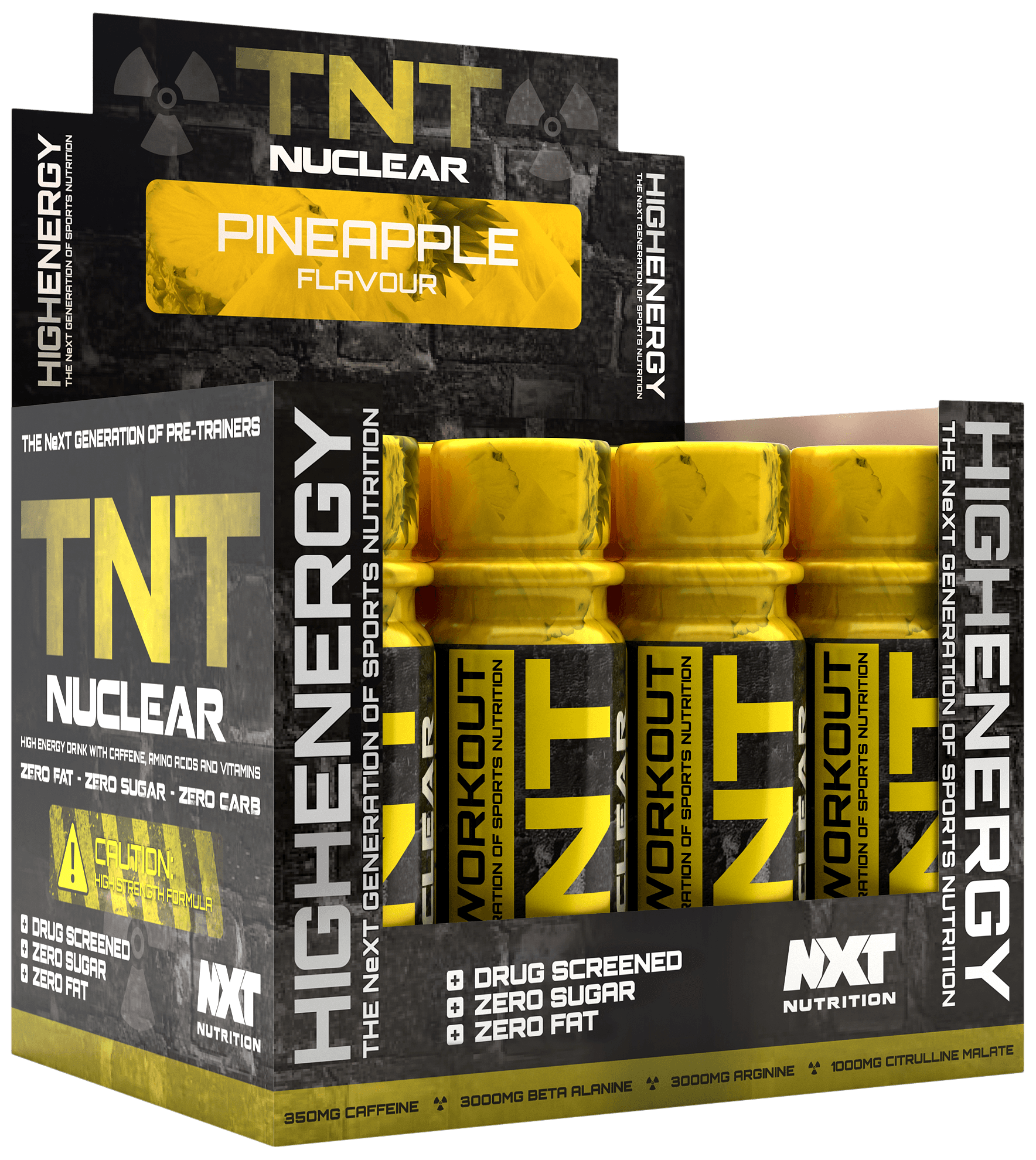 NXT Nutrition TNT Nuclear Shots 12 x 60ml - Fitness Health 