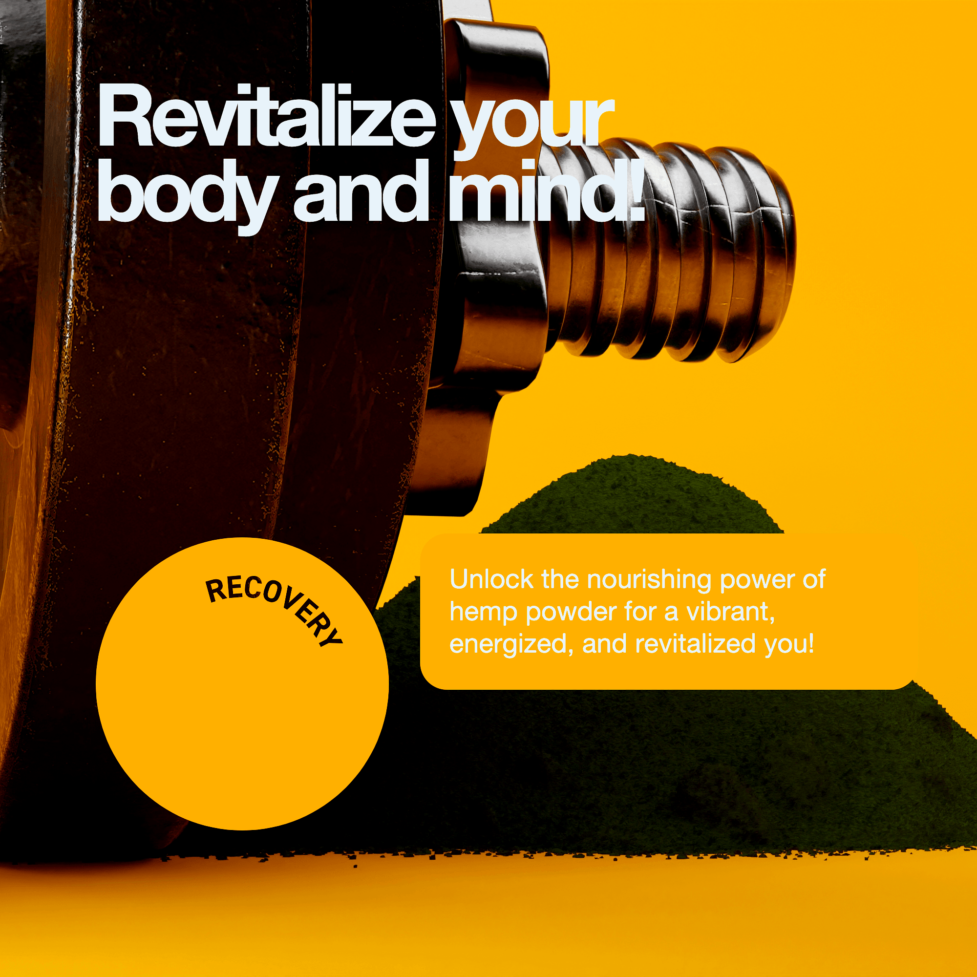 Raw Hemp Protein Powder 100g - Fitness Health