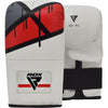 RDX BOXING BAG GLOVES MITTS F7 RED - Fitness Health 
