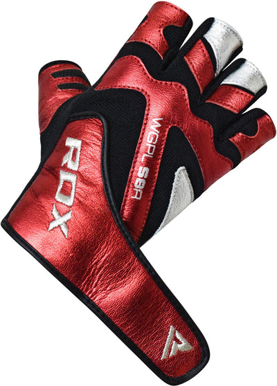RDX S8 Bold Leather Gym Gloves