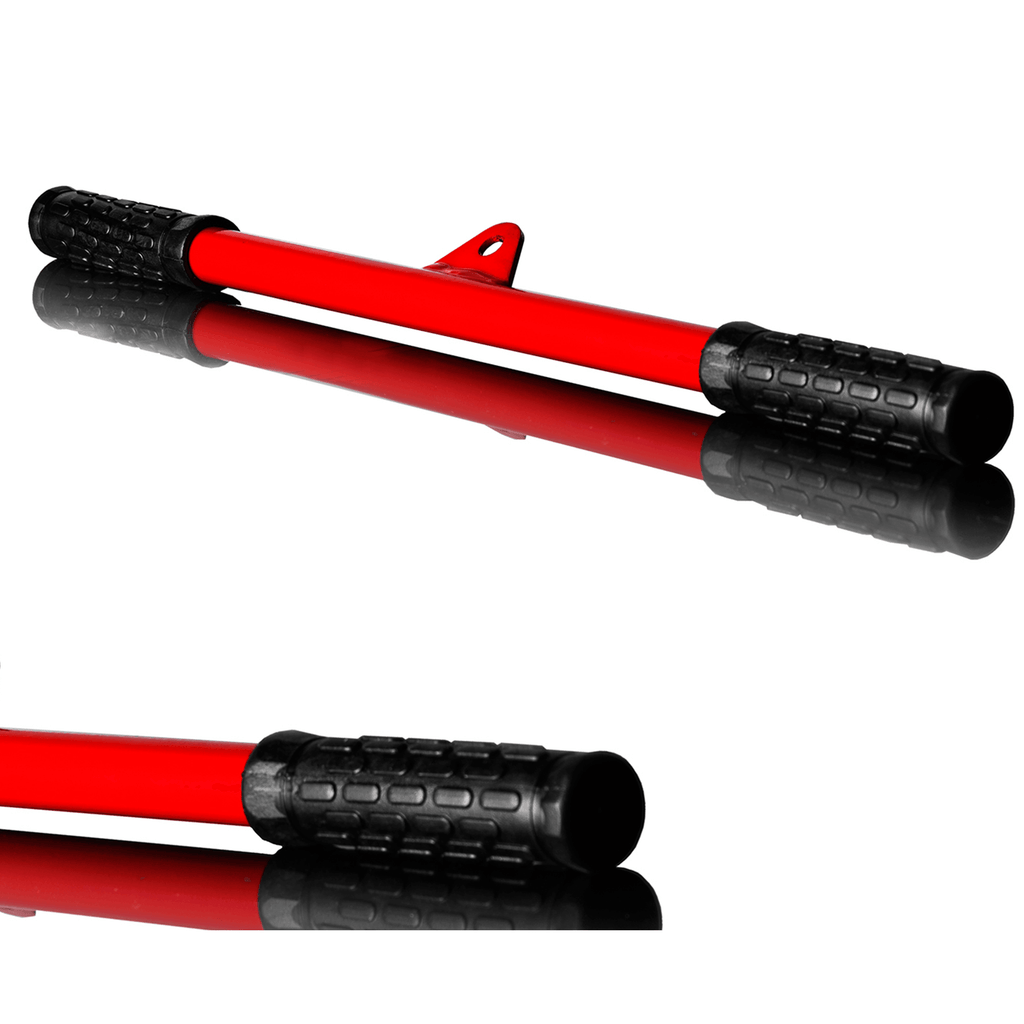 Straight Bar Cable Machine attachment (red) - Fitness Health 