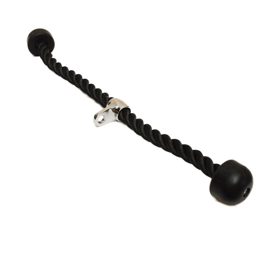 FH Heavy Duty Tricep Rope Mutli Gym Pull Down Cable Attachment - Fitness Health 
