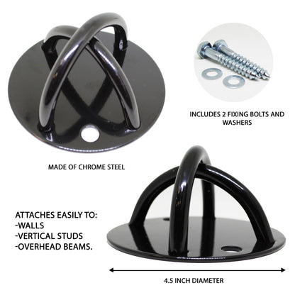 X Mount Ceiling Wall Anchor Suspension Training Hook - Fitness Health 
