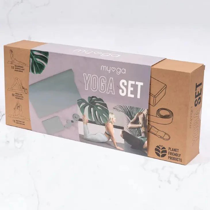 Yoga Starter Kit Grey - Fitness Health 