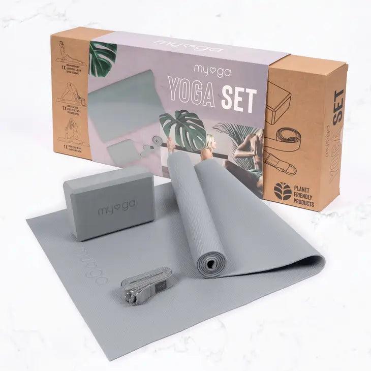Yoga Starter Kit Grey - Fitness Health 
